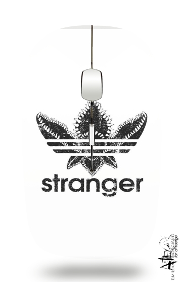  Stranger Things Demogorgon Monster JOKE Adidas Parodie Logo Serie TV for Wireless optical mouse with usb receiver