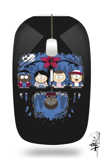  Stranger Things X South Park for Wireless optical mouse with usb receiver