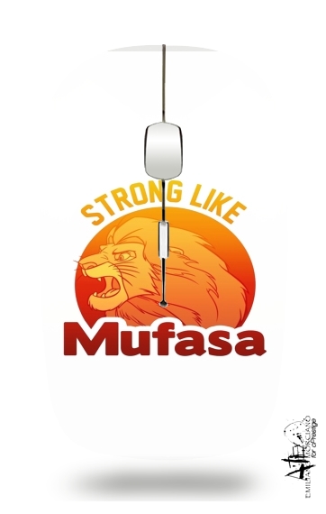  Strong like Mufasa for Wireless optical mouse with usb receiver