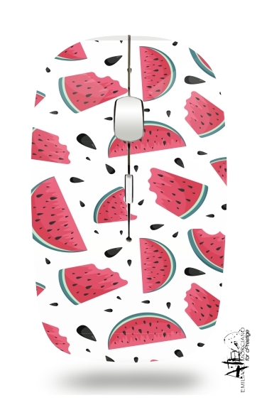  Summer pattern with watermelon for Wireless optical mouse with usb receiver