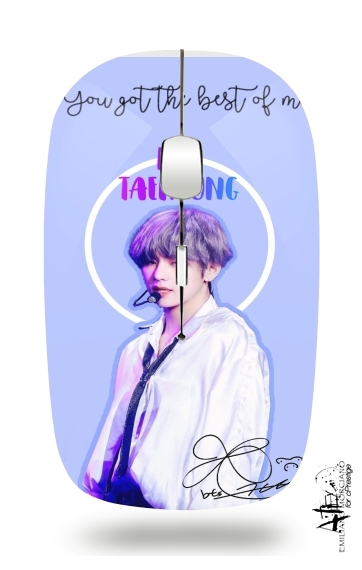  taehyung bts for Wireless optical mouse with usb receiver