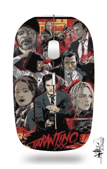  Tarantino Collage for Wireless optical mouse with usb receiver