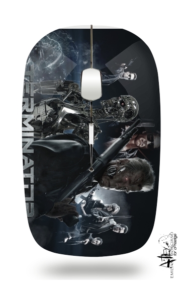  Terminator Art for Wireless optical mouse with usb receiver