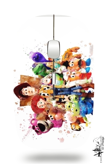  Toy Story Watercolor for Wireless optical mouse with usb receiver