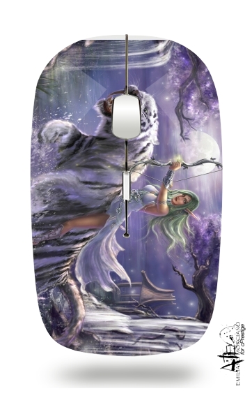  Tyrande Whisperwind World Of Warcraft Art for Wireless optical mouse with usb receiver