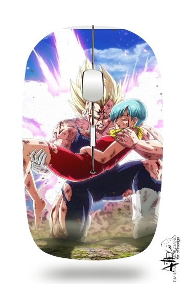  Vegeta And Bulma for Wireless optical mouse with usb receiver