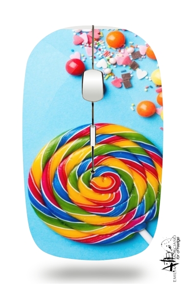  Waffle Cone Candy Lollipop for Wireless optical mouse with usb receiver