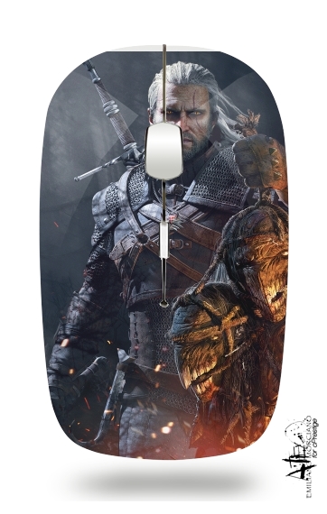  Witcher Fanart for Wireless optical mouse with usb receiver