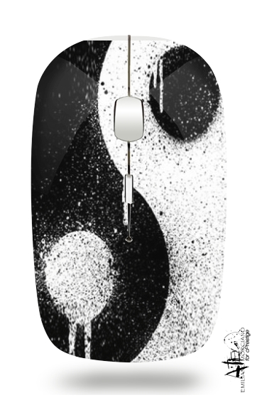  Graffiti Zen Master Yin Yang for Wireless optical mouse with usb receiver