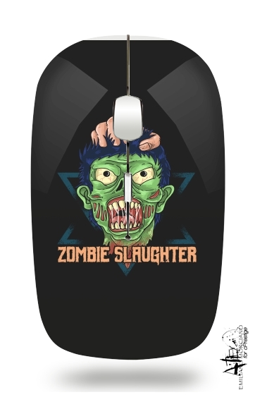 Zombie slaughter illustration for Wireless optical mouse with usb receiver