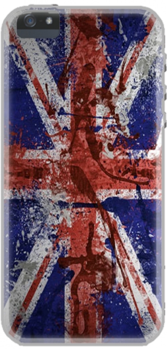 Leather Case Iphone 5S with pictures flag