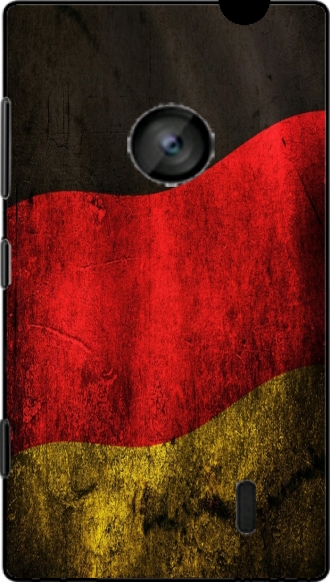 Leather Case Nokia Lumia 520 with pictures flag