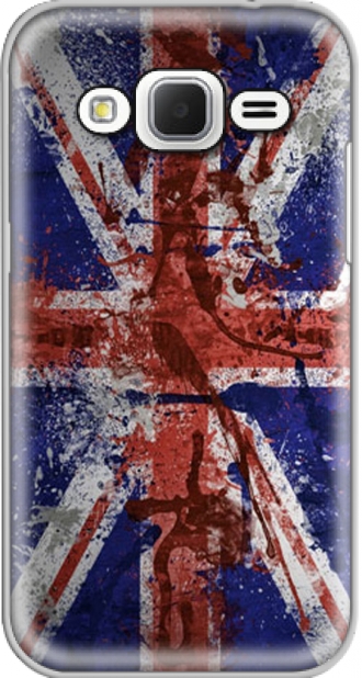 Leather Case Samsung Galaxy Core Prime with pictures flag