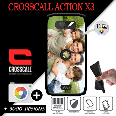 Custom Crosscall Action X3 silicone case