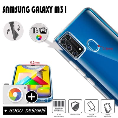 Silicone Samsung Galaxy M31 with pictures