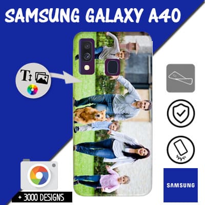 Silicone Samsung Galaxy A40 with pictures