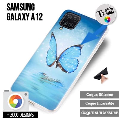 Silicone Samsung Galaxy A12 with pictures