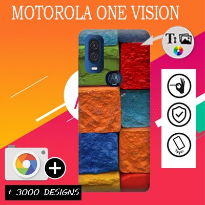 Custom Motorola One Vision hard case