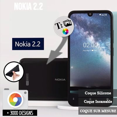 Silicone Nokia 2.2 with pictures