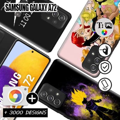 Case Samsung Galaxy A72 with pictures