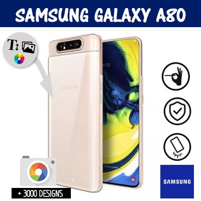 Silicone Samsung Galaxy A80 with pictures