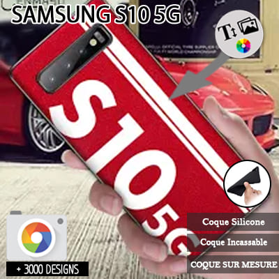Silicone Samsung Galaxy S10 5g with pictures