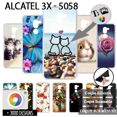 Silicone Alcatel 3X 5058Y with pictures