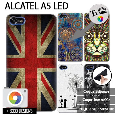 Silicone Alcatel A5 LED 5085D with pictures