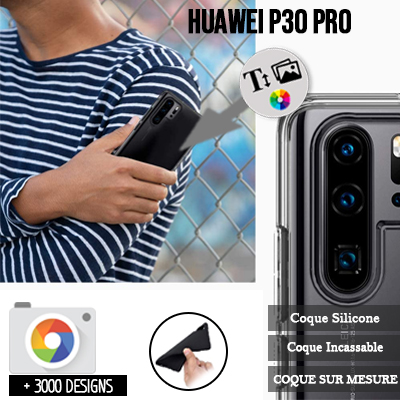 Silicone Huawei P30 Pro with pictures