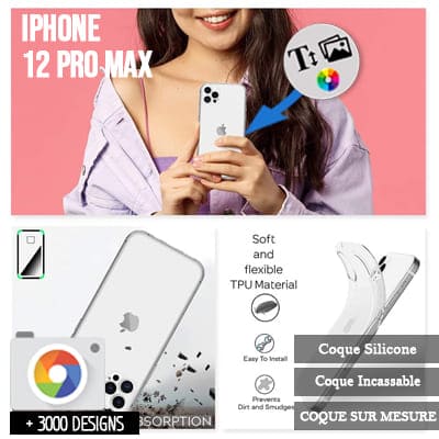 Custom iPhone 12 Pro Max silicone case