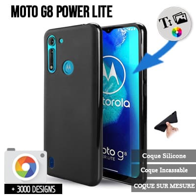 Silicone Moto G8 Power Lite with pictures