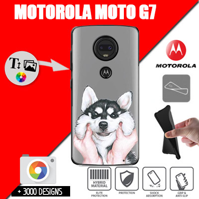 Silicone Motorola G7 / G7 Plus with pictures