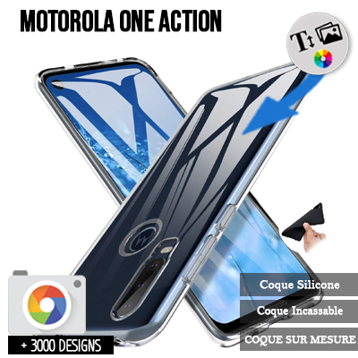 Custom Motorola One Action silicone case
