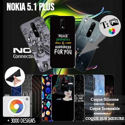 Silicone Nokia 5.1 Plus with pictures
