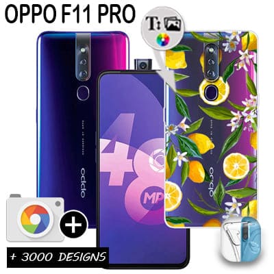 Silicone Oppo F11 Pro with pictures