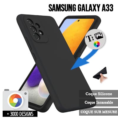 Silicone Samsung Galaxy A33 with pictures