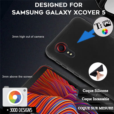 Silicone Samsung Galaxy XCover 5 with pictures