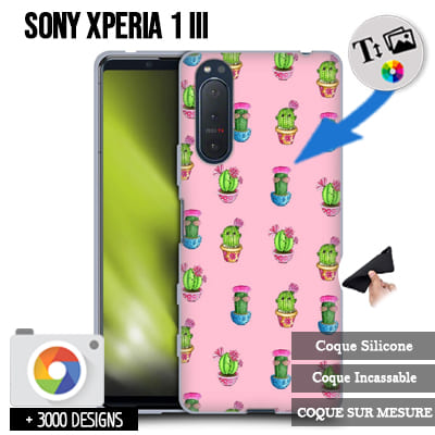 Silicone Sony Xperia 1 III with pictures