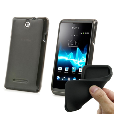 Silicone Sony Xperia E with pictures