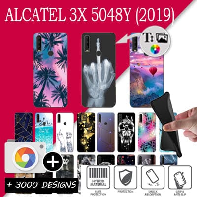 Silicone Alcatel 3x 5048Y with pictures