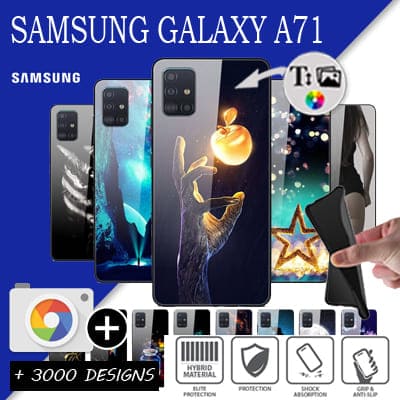 Custom Samsung Galaxy A71 silicone case