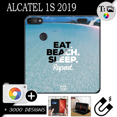 Custom Alcatel 1S 2019 wallet case