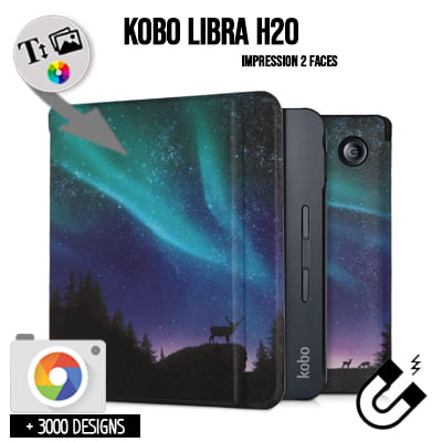 Custom Kobo Libra H2O wallet case