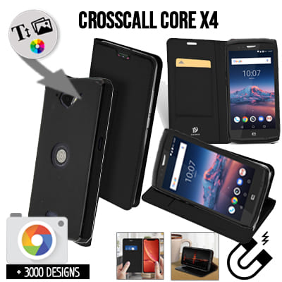 Custom Crosscall Core X4 wallet case