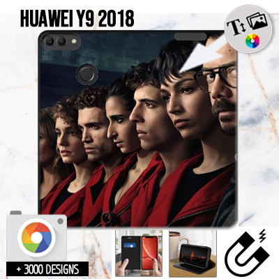 Custom Huawei Y9 2018 wallet case