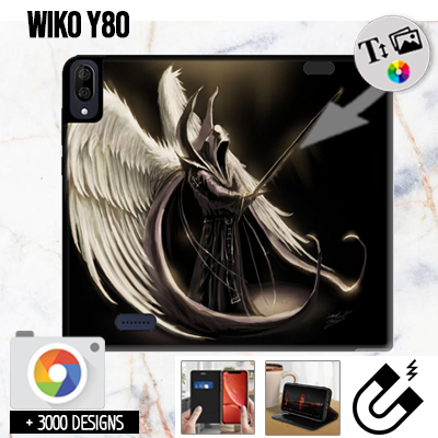 Custom Wiko Y80 wallet case
