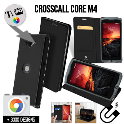 Wallet Case Crosscall Core M4 with pictures