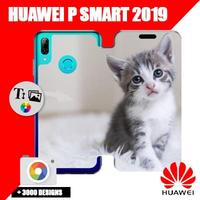 Wallet Case Huawei P Smart 2019 / Honor 10 lite with pictures