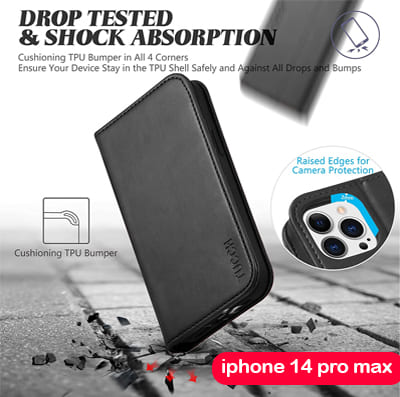 Custom iPhone 14 Pro Max wallet case