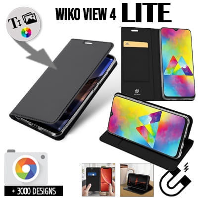 Custom Wiko View 4 Lite wallet case